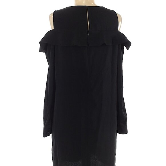 Express Outlet Black Dress Size M - Picture 3 of 4